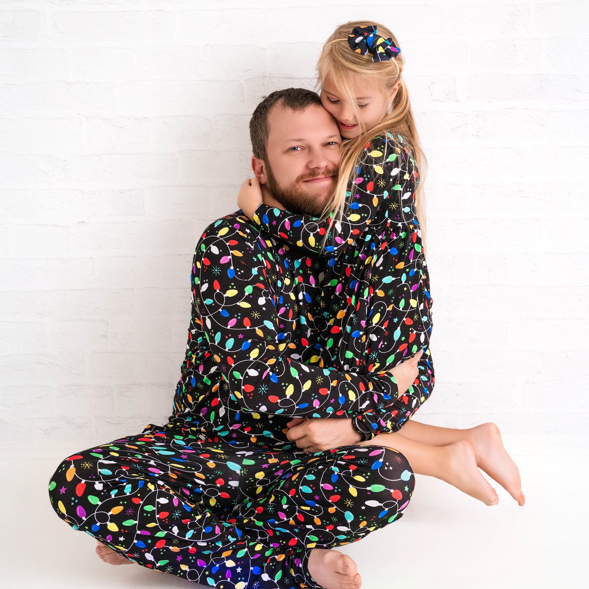 Holiday Lights | Unisex Adult Bamboo Pajama Top