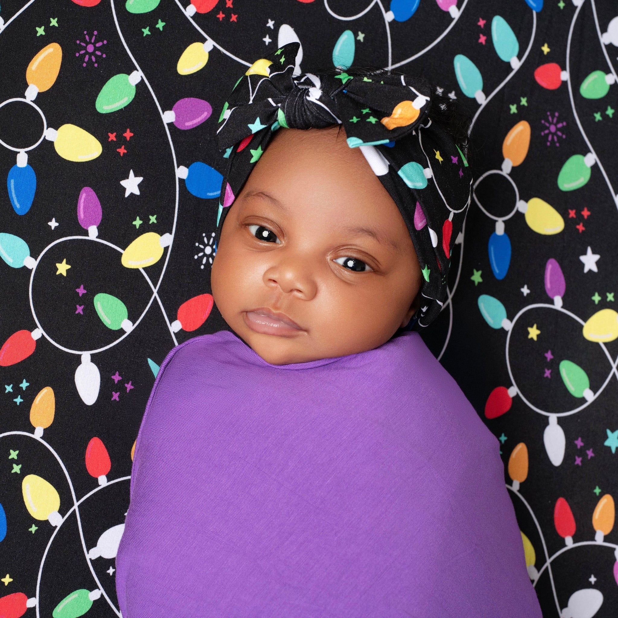 Holiday Lights | Bamboo Headband Bow