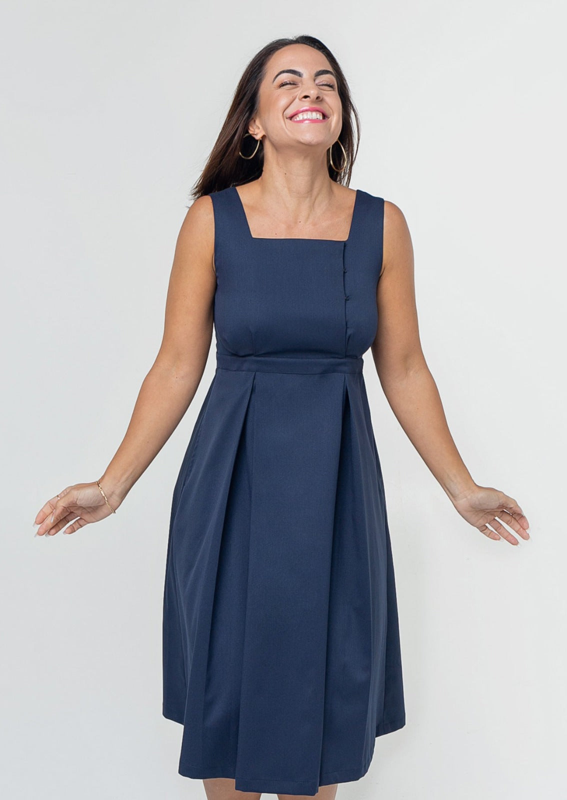 Into The Blue Maternity & Nursing Dress