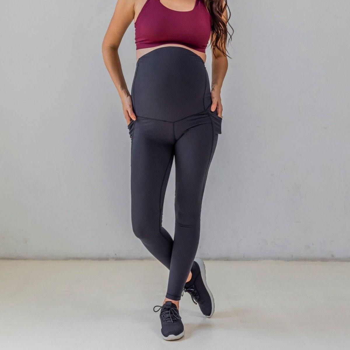 Skin Maternity Pants (27") - Black