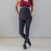 Skin Maternity Pants (27") - Black