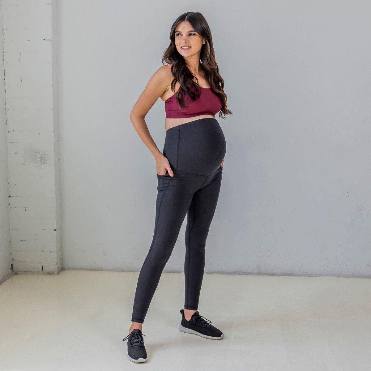 Skin Maternity Pants (27") - Black