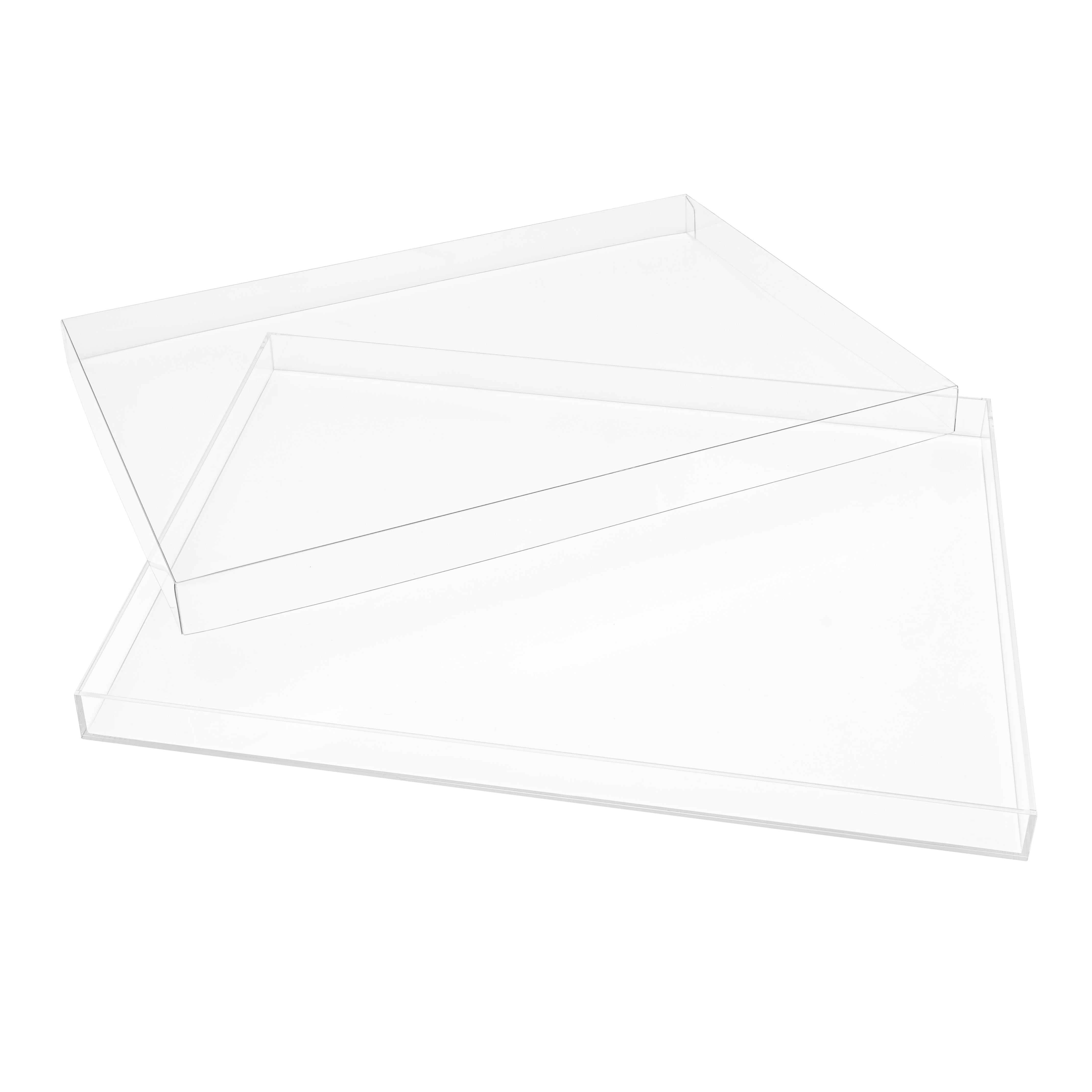 Clear Acrylic Serving Tray With Lid