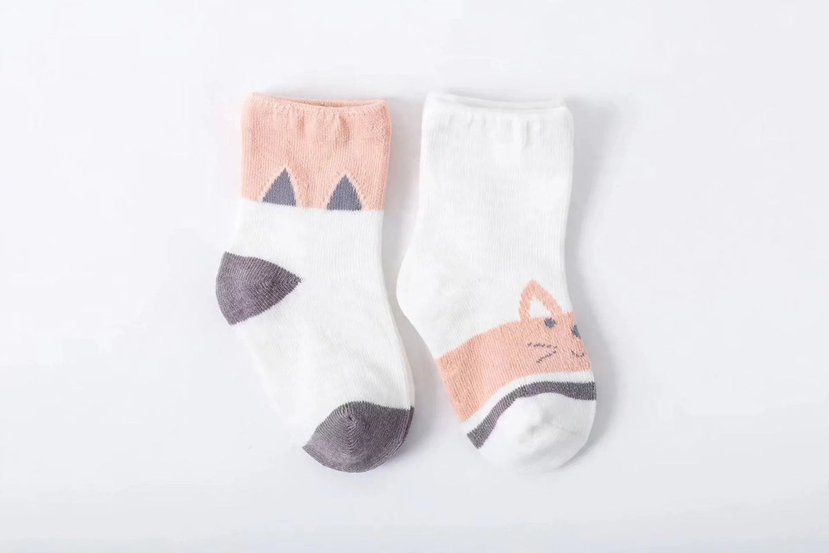 Pre-order Organic Cotton Kids’ Socks | Fun Cat Socks For Toddlers & Little Kids