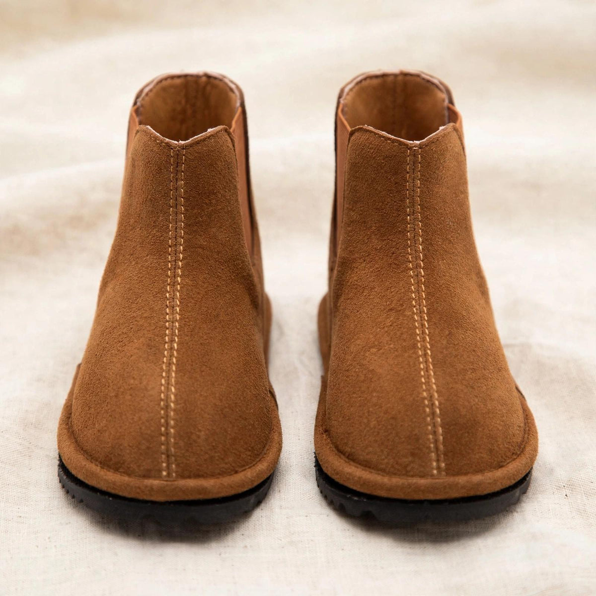 Kids Brown Chelsea Boots – Non-slip & Easy Wear