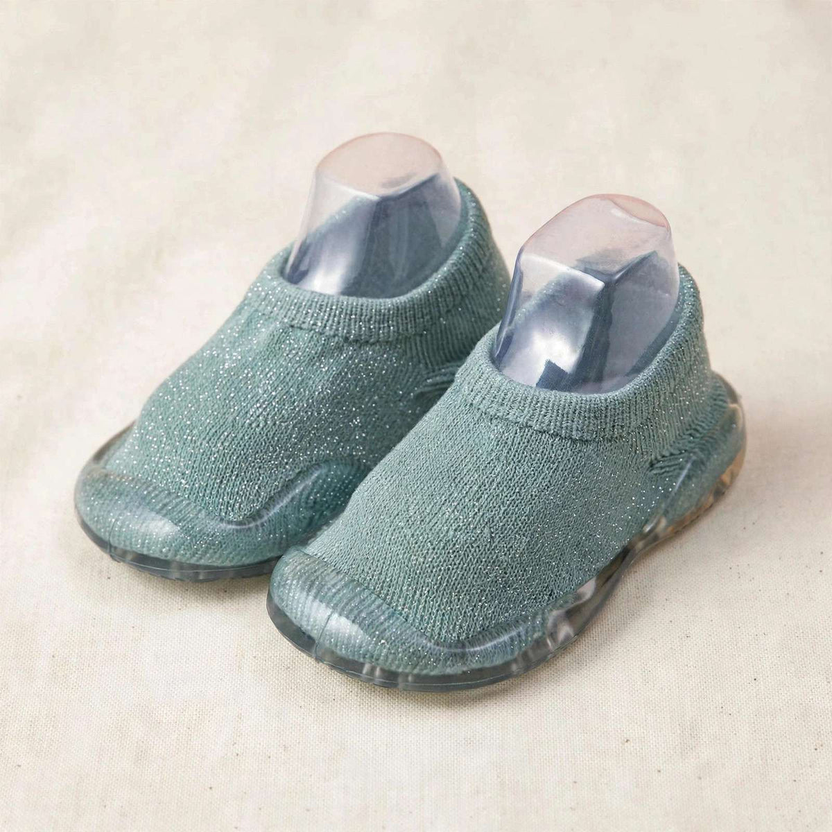 Organic Cotton Barefoot Sock Shoes For Babies & Toddlers – Clear Sole