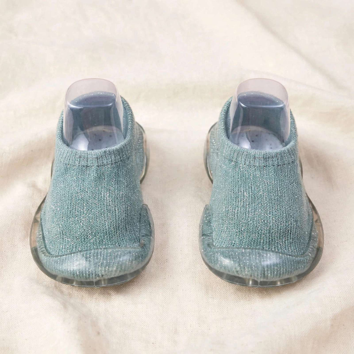 Organic Cotton Barefoot Sock Shoes For Babies & Toddlers – Clear Sole