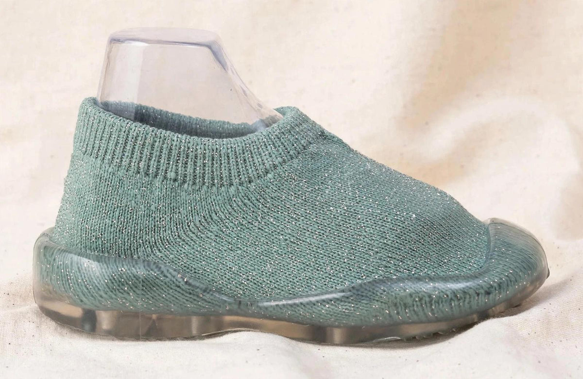Organic Cotton Barefoot Sock Shoes For Babies & Toddlers – Clear Sole