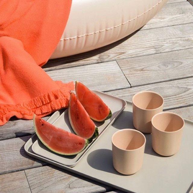 Bamboo Medium Cup - 4 Piece Set - Blush