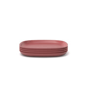 Bamboo Medium Plate - 4 Piece Set - Spice