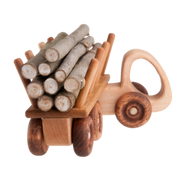 Wooden Logging Truck Toy