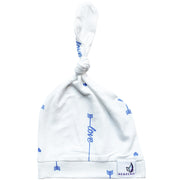 Newborn Top Knot Hat - Love Him