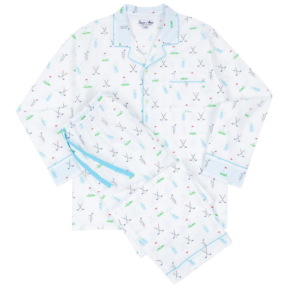 Men's Golf Long Pj Set