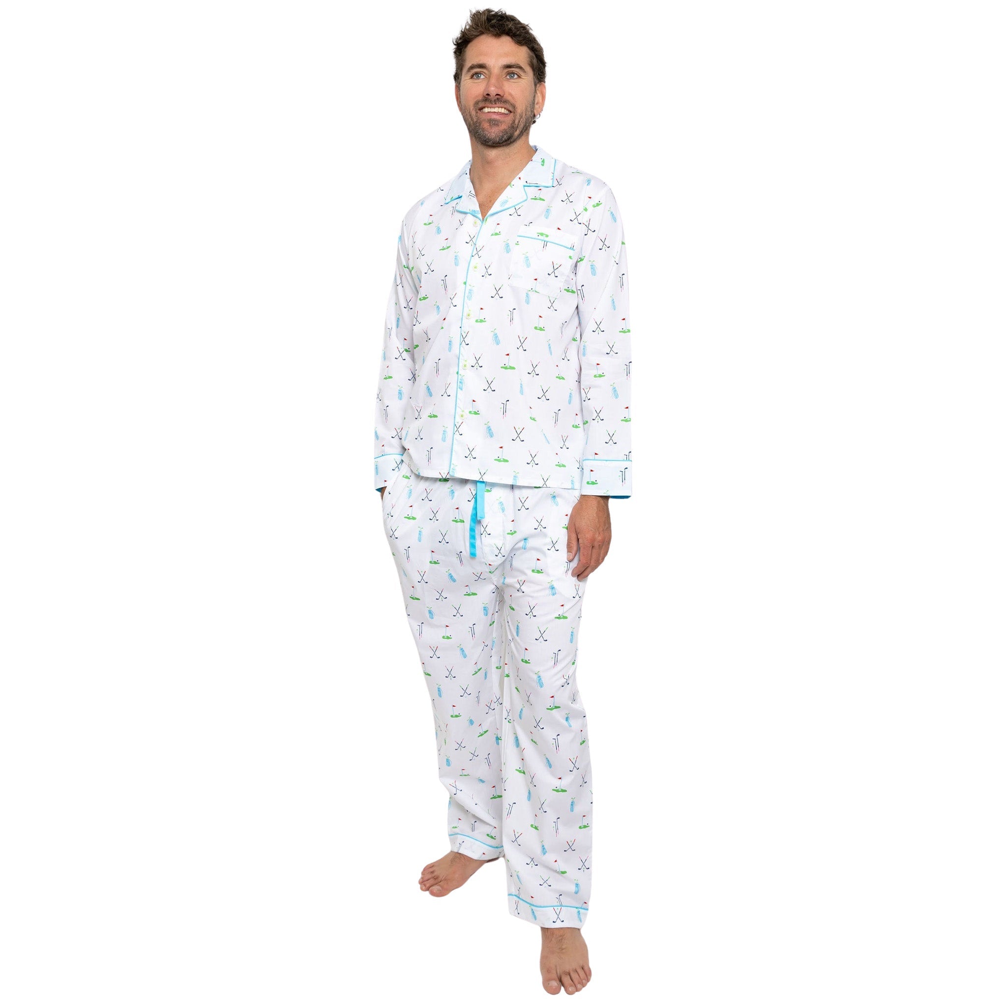 Men's Golf Long Pj Set