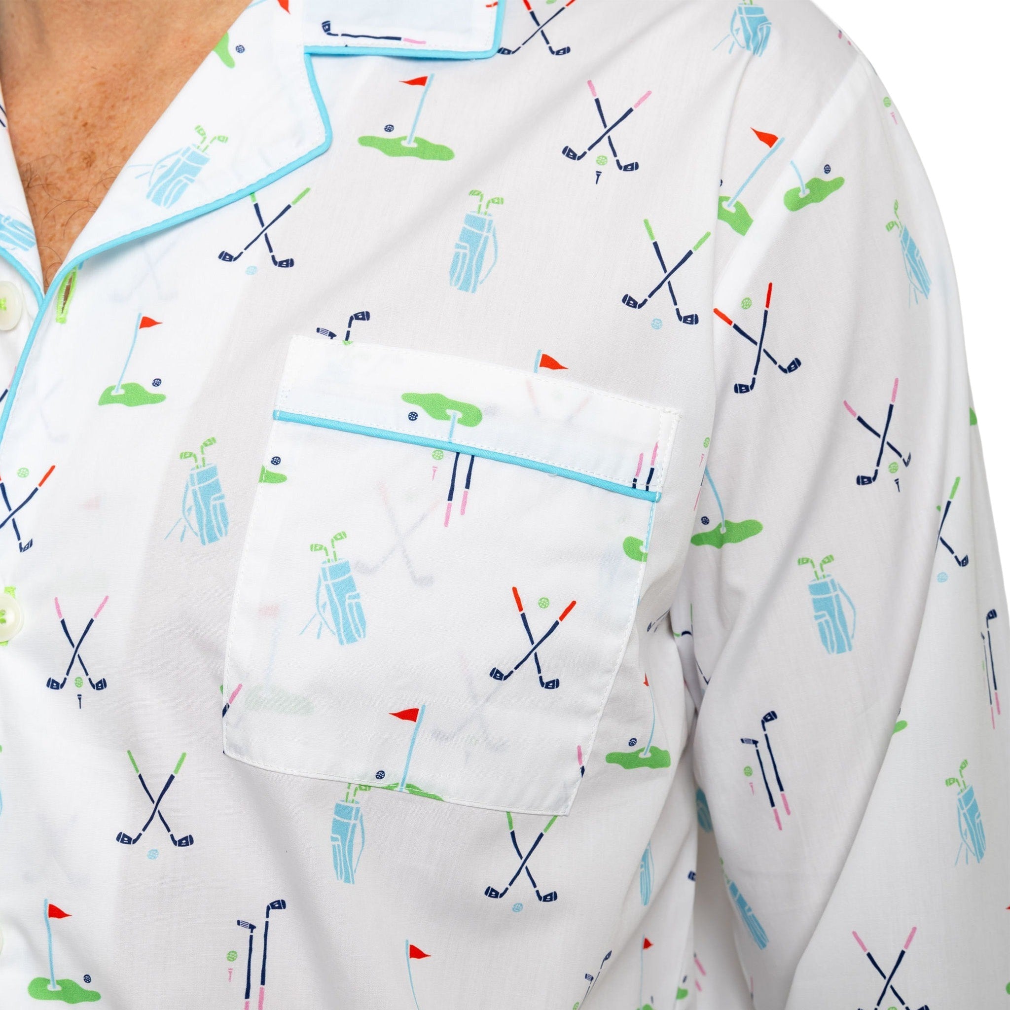 Men's Golf Long Pj Set