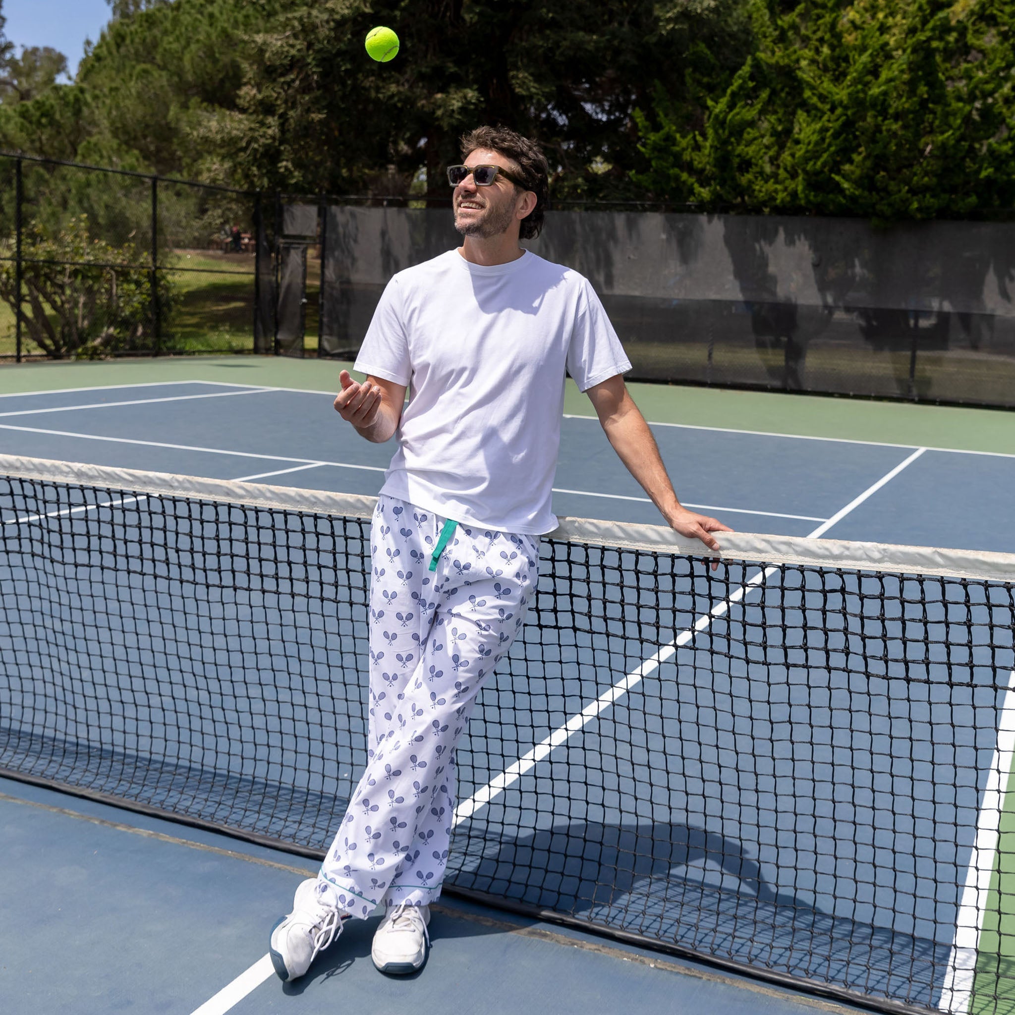 Men's Tennis Navy Pj Pants