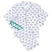 Men's Tennis Navy Long Pj Set