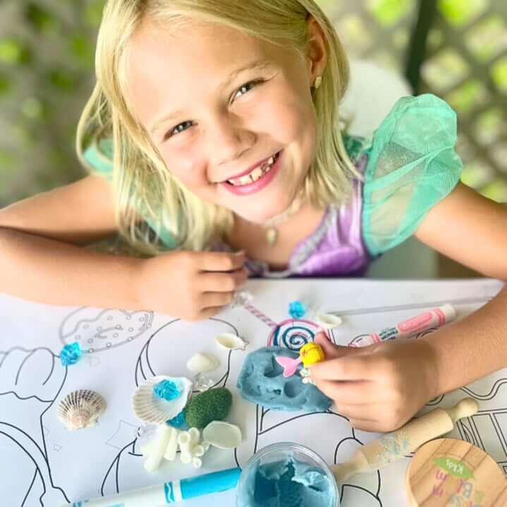 Mermaid Seascape, Playdough Kit