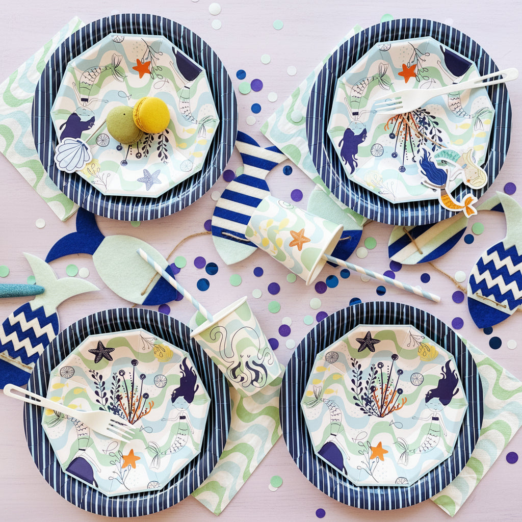 Merry Mermaids Napkins (set Of 16)