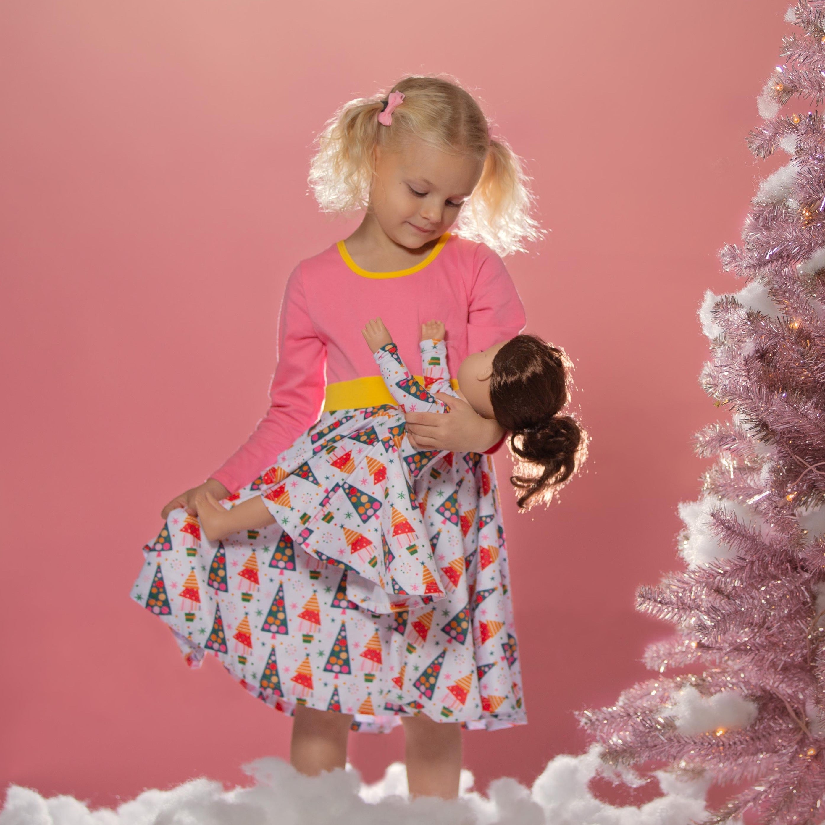 Christmas Tree Twirl Dress