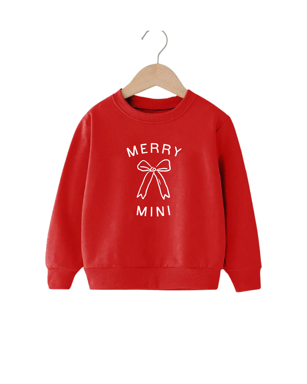 Merry Mini Bow Tee Or Sweatshirt