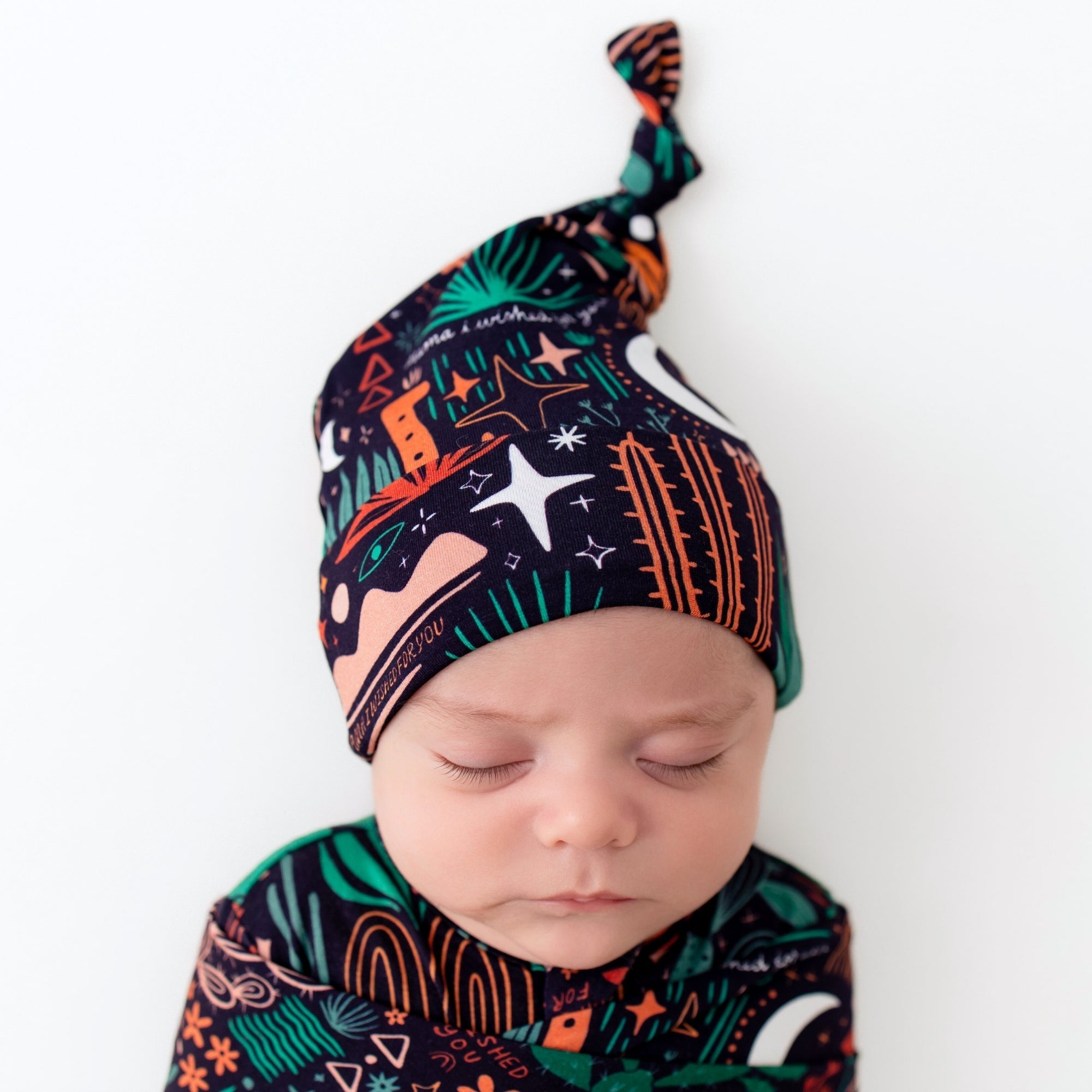 The Softknot Cap | Desert Cactus (midnight)