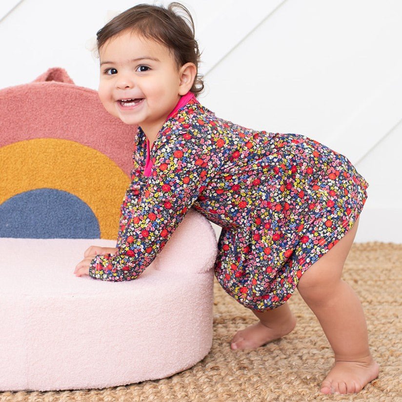 Midnight Petals Bodysuit Dress