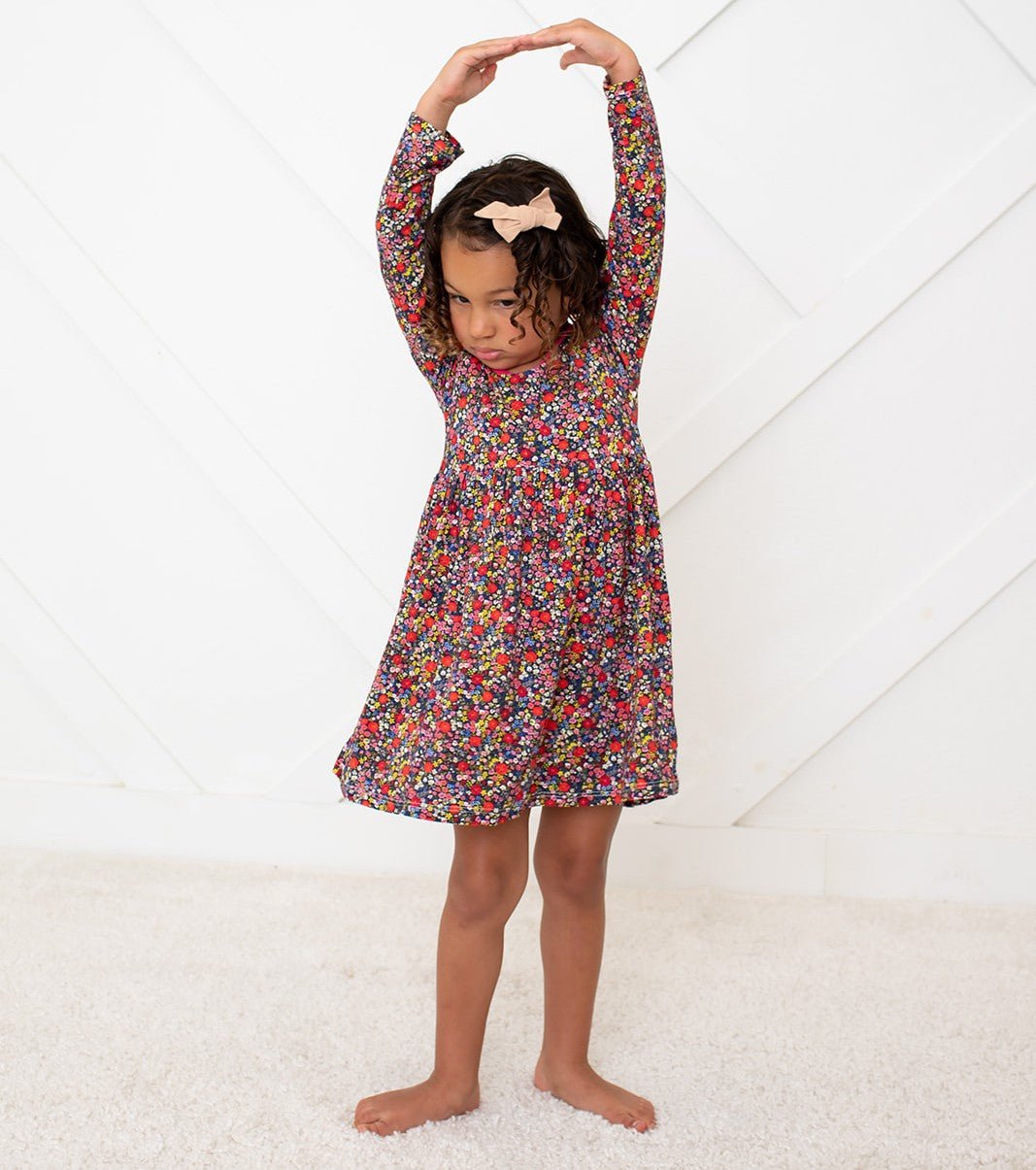 Midnight Petals Dress