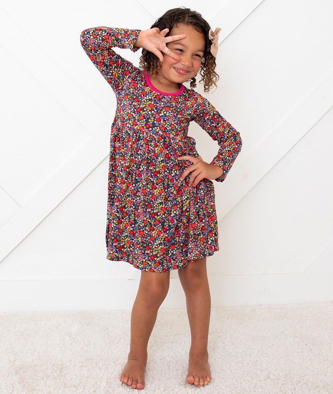 Midnight Petals Dress