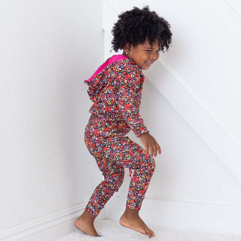 Midnight Petals Relaxed Fit Jogger