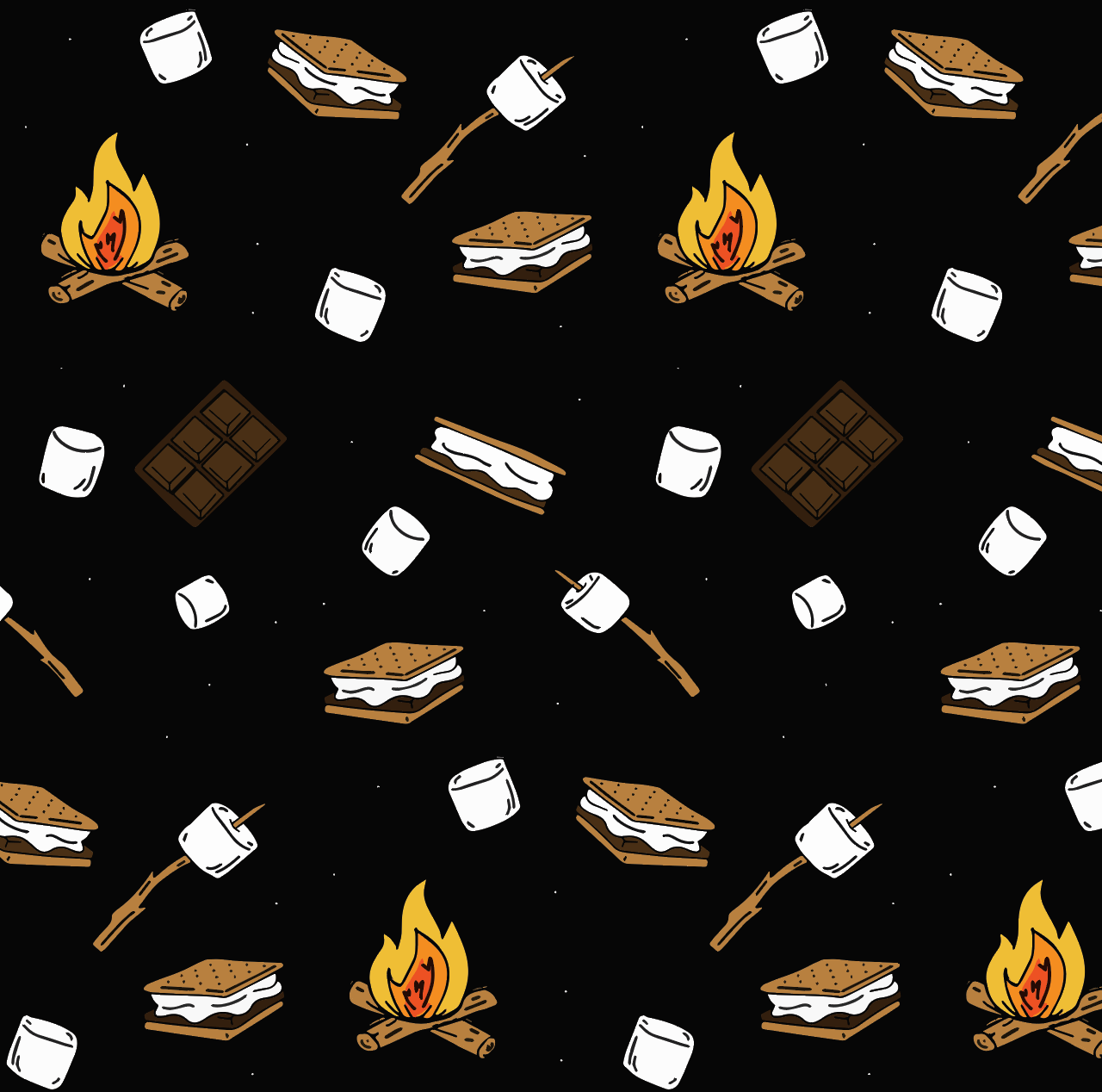 Midnight S'mores Bamboo Everywhere Blanket