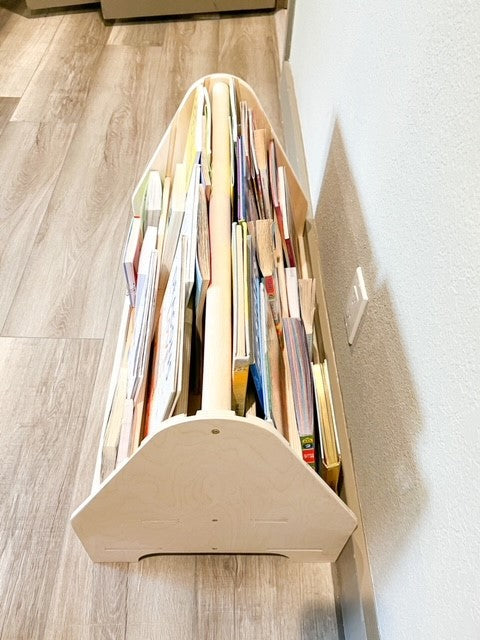 Miguel- Double Sided Portable Bookshelf