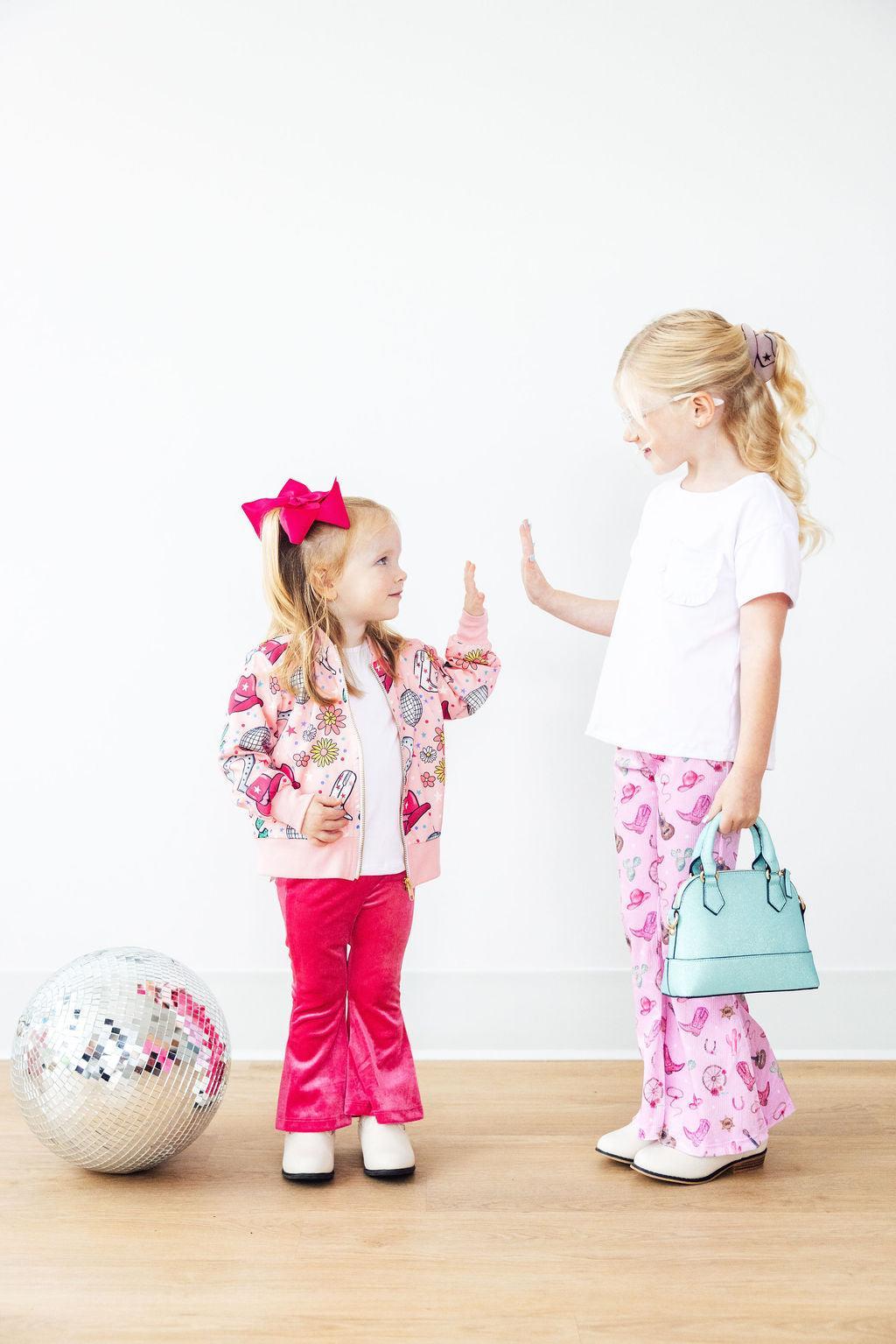 Boot Scootin' Ribbed Velvet Bells