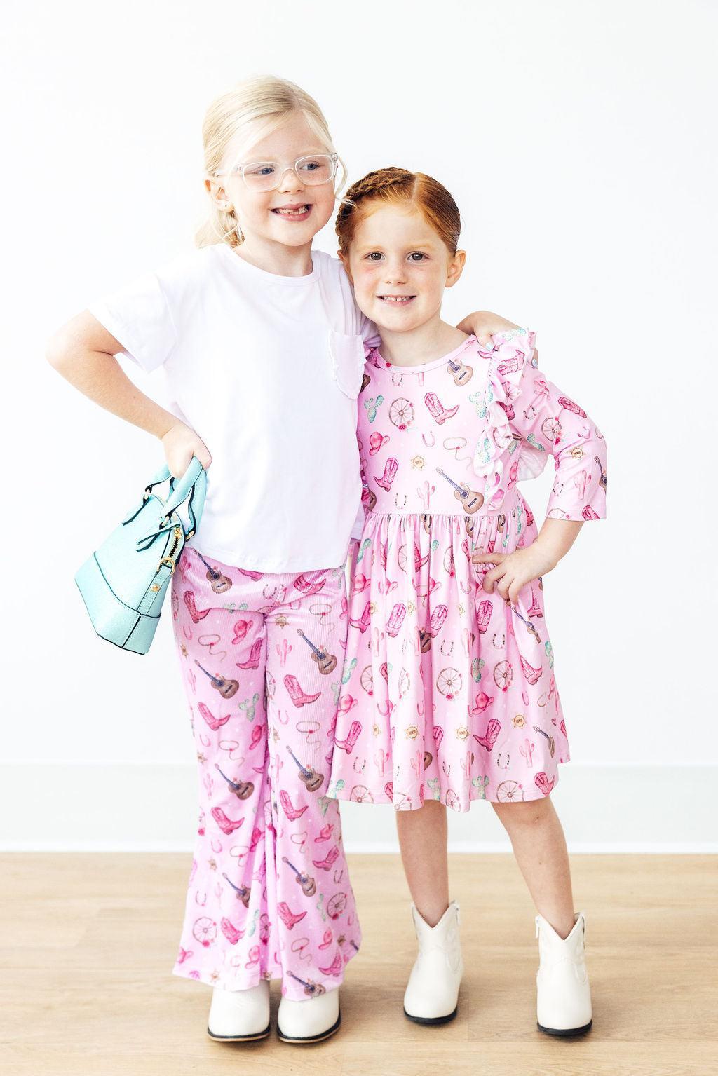 Boot Scootin' Ribbed Velvet Bells