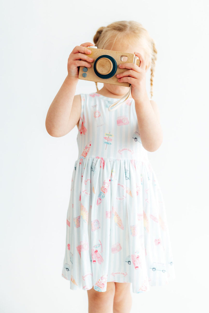 Malibu Girl Tank Twirl Dress