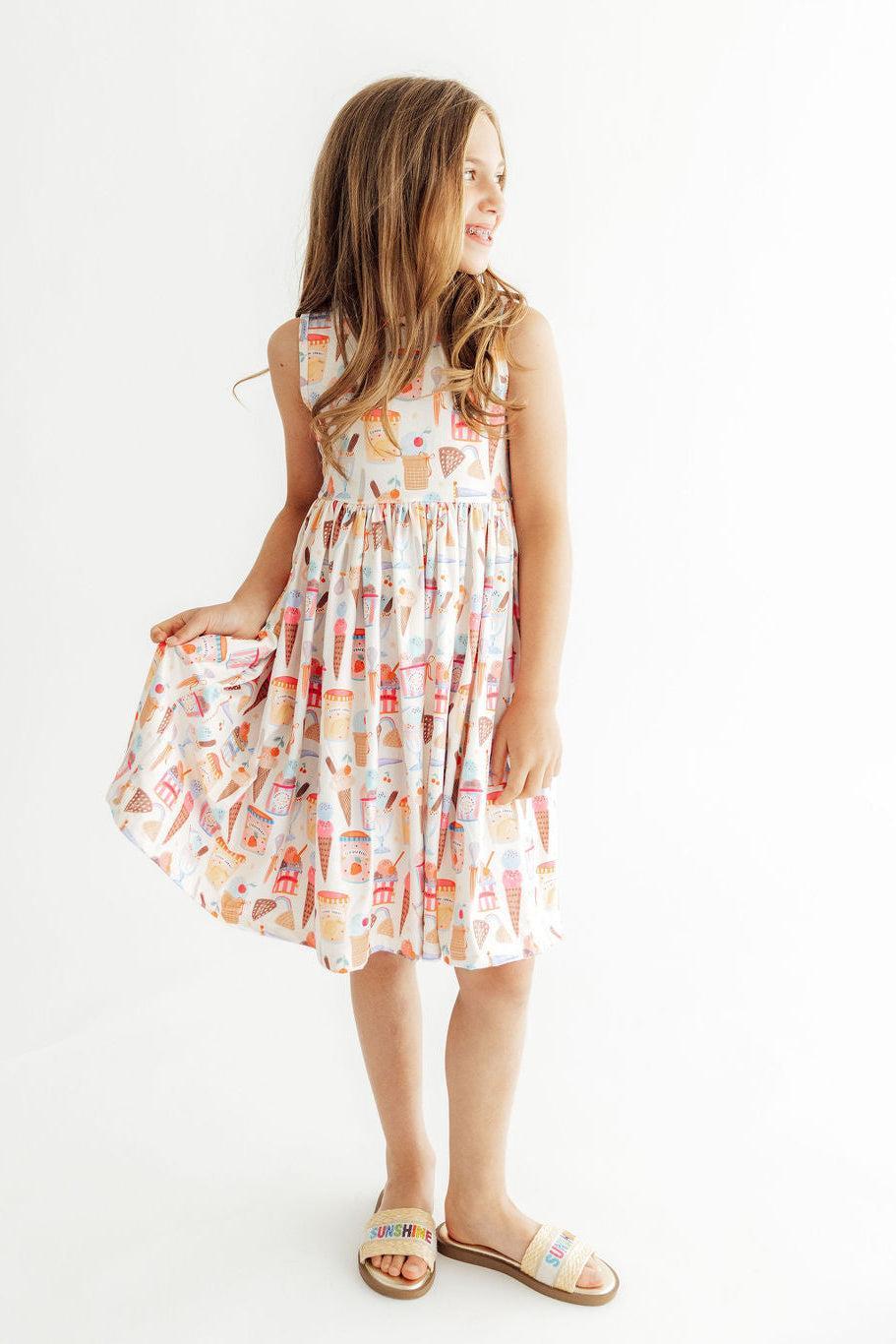 What's The Scoop Tank Twirl Dress