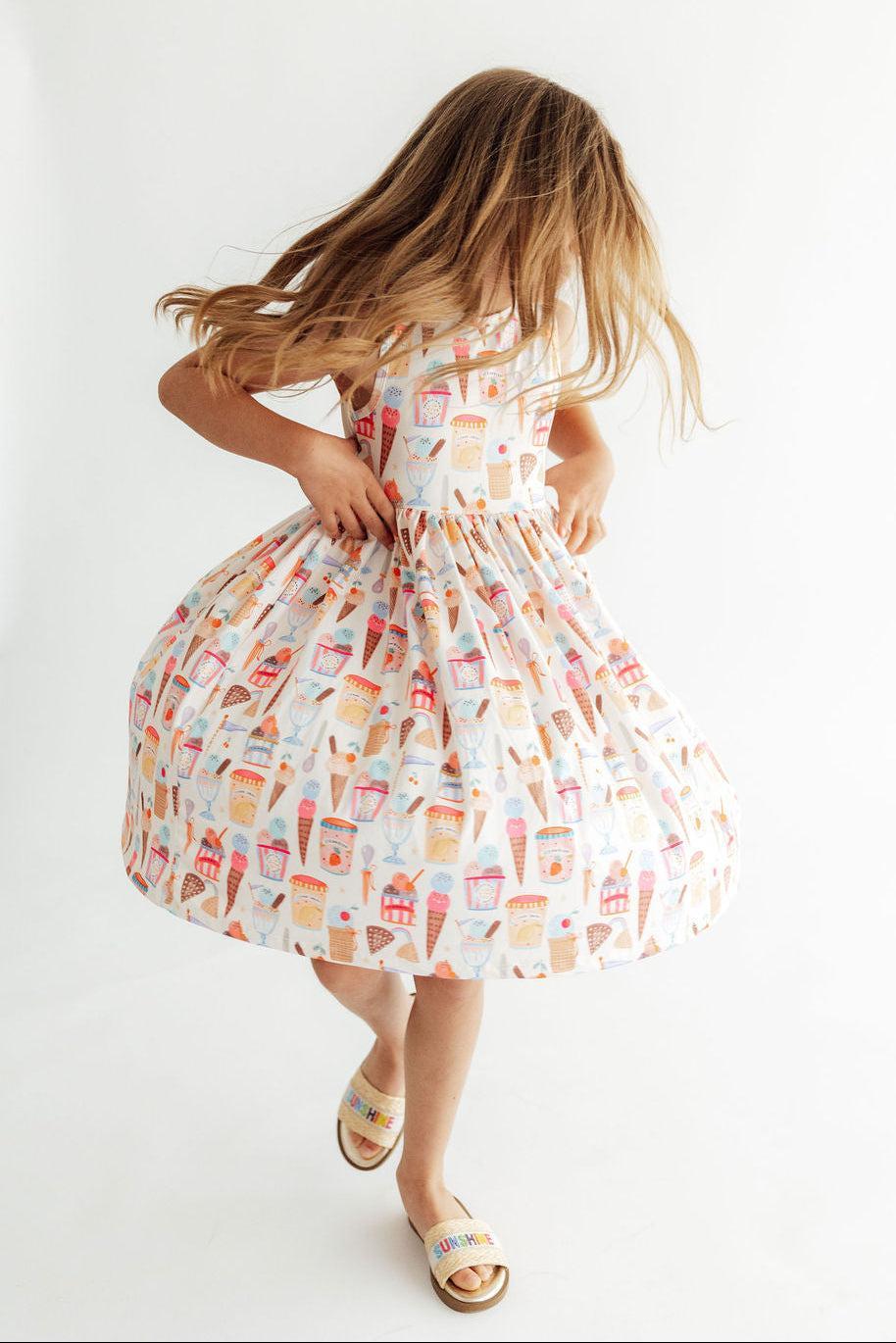 What's The Scoop Tank Twirl Dress