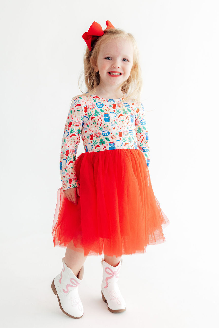 Oh Snap! L/s Tutu Dress