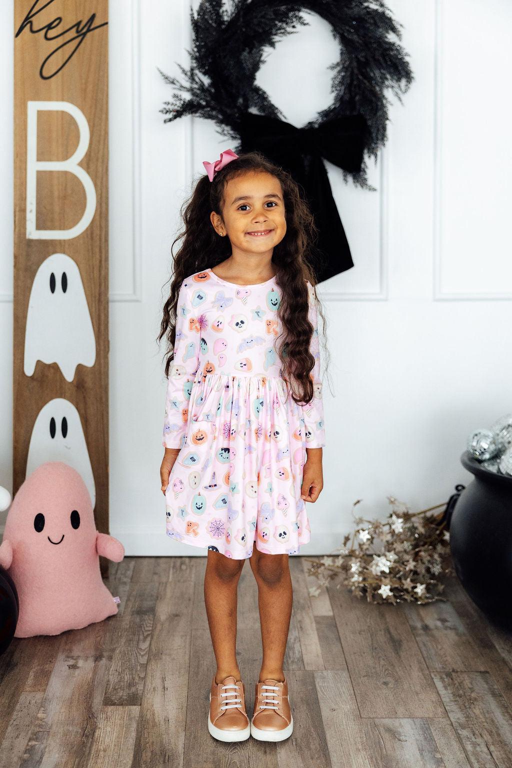 Sugar Rush L/s Pocket Twirl Dress