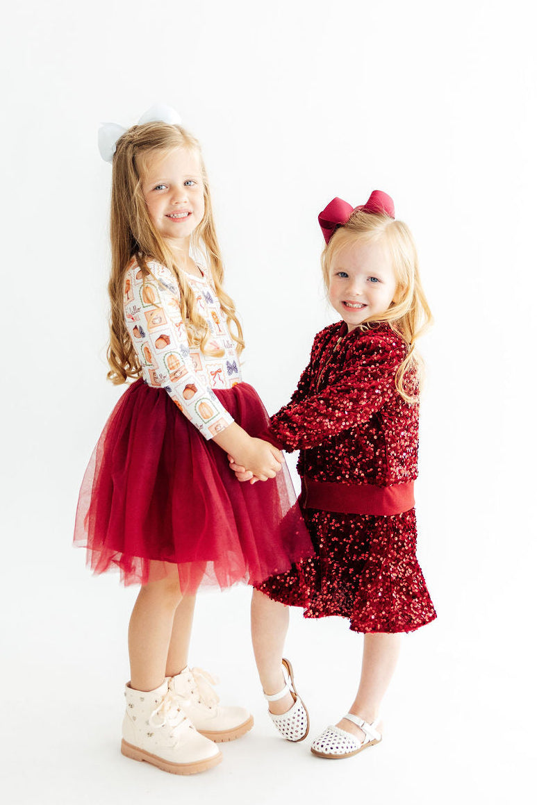 Hello Fall L/s Tutu Dress