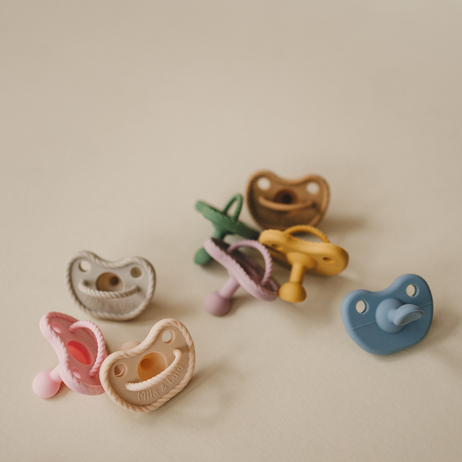 Orthodontic Shape Silicone Baby Pacifiers (set Of 2)
