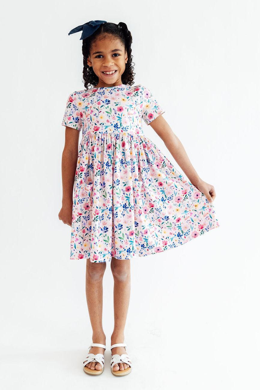 Morning Meadows S/s Pocket Twirl Dress