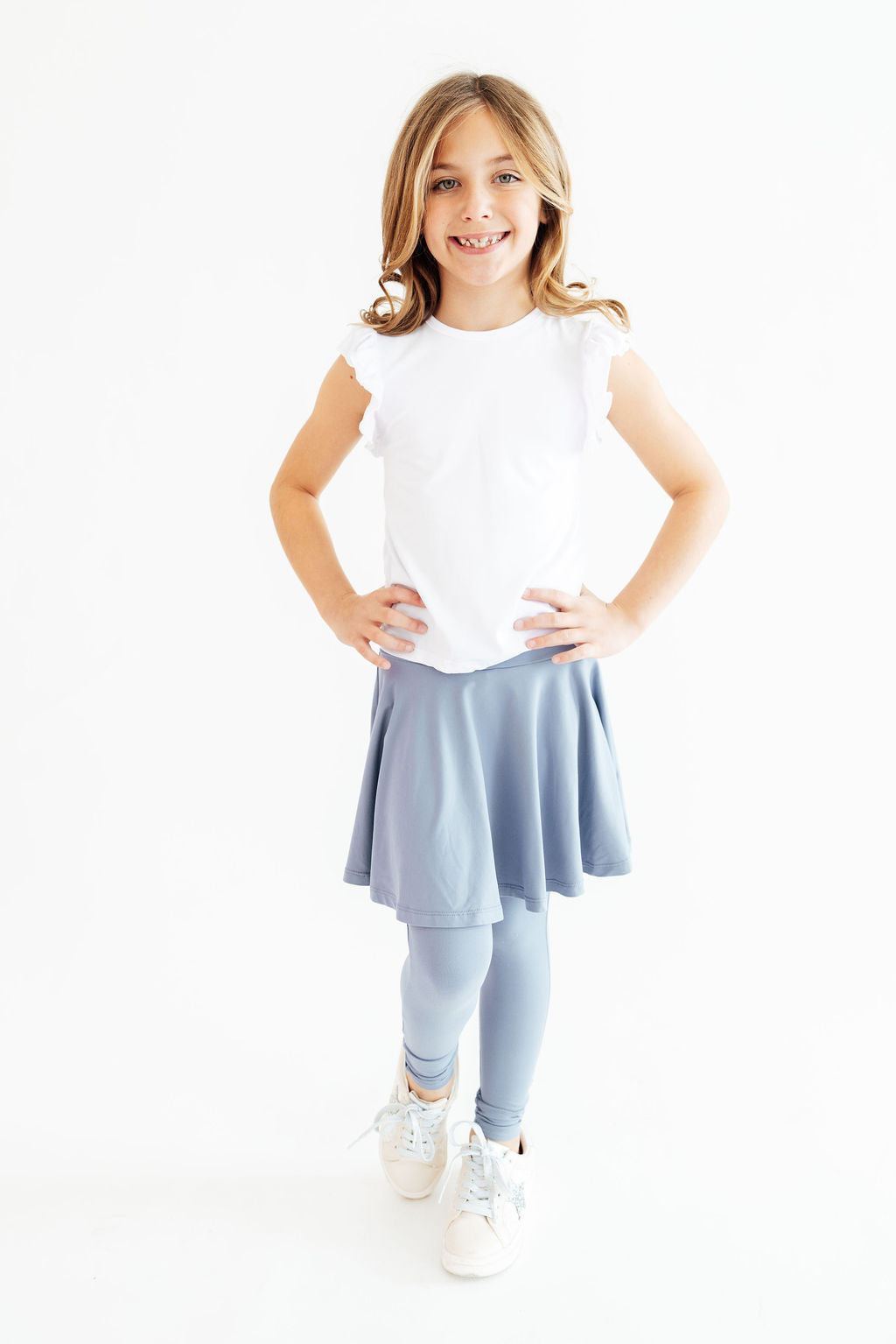 Dusty Blue Twirl Skegging