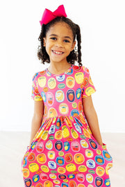 Fresh & Fruity S/s Pocket Twirl Dress