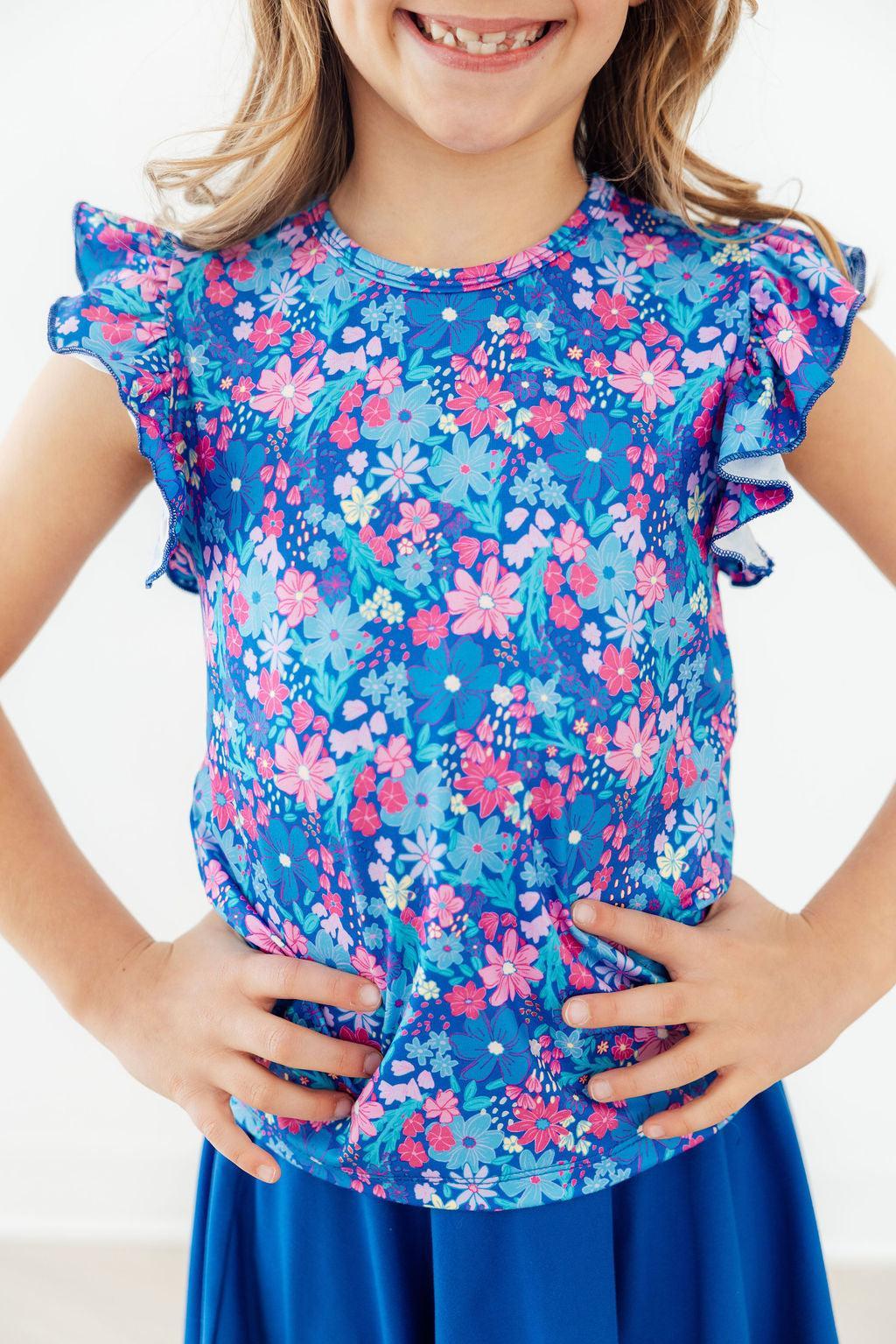 Dreaming Daisies S/s Ruffle Tee