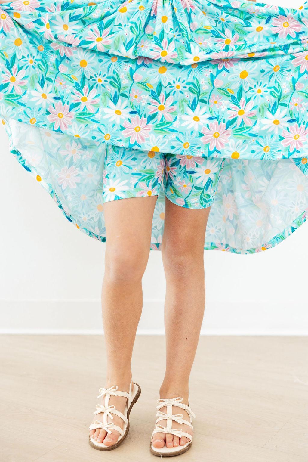 Preppy Daisies S/s Pocket Twirl Dress