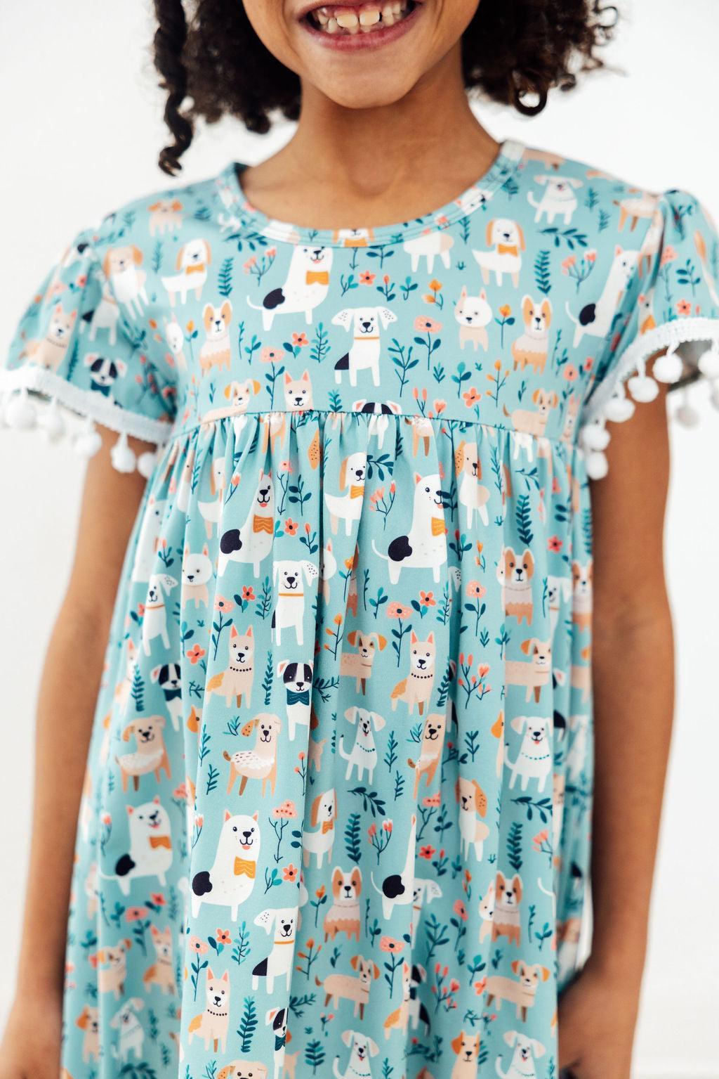 Furry Friends Pom Pom Dress