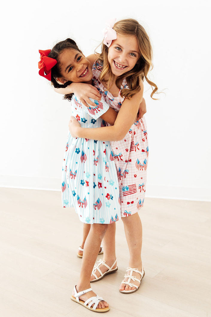 Home Of The Brave S/s Pocket Twirl Dress