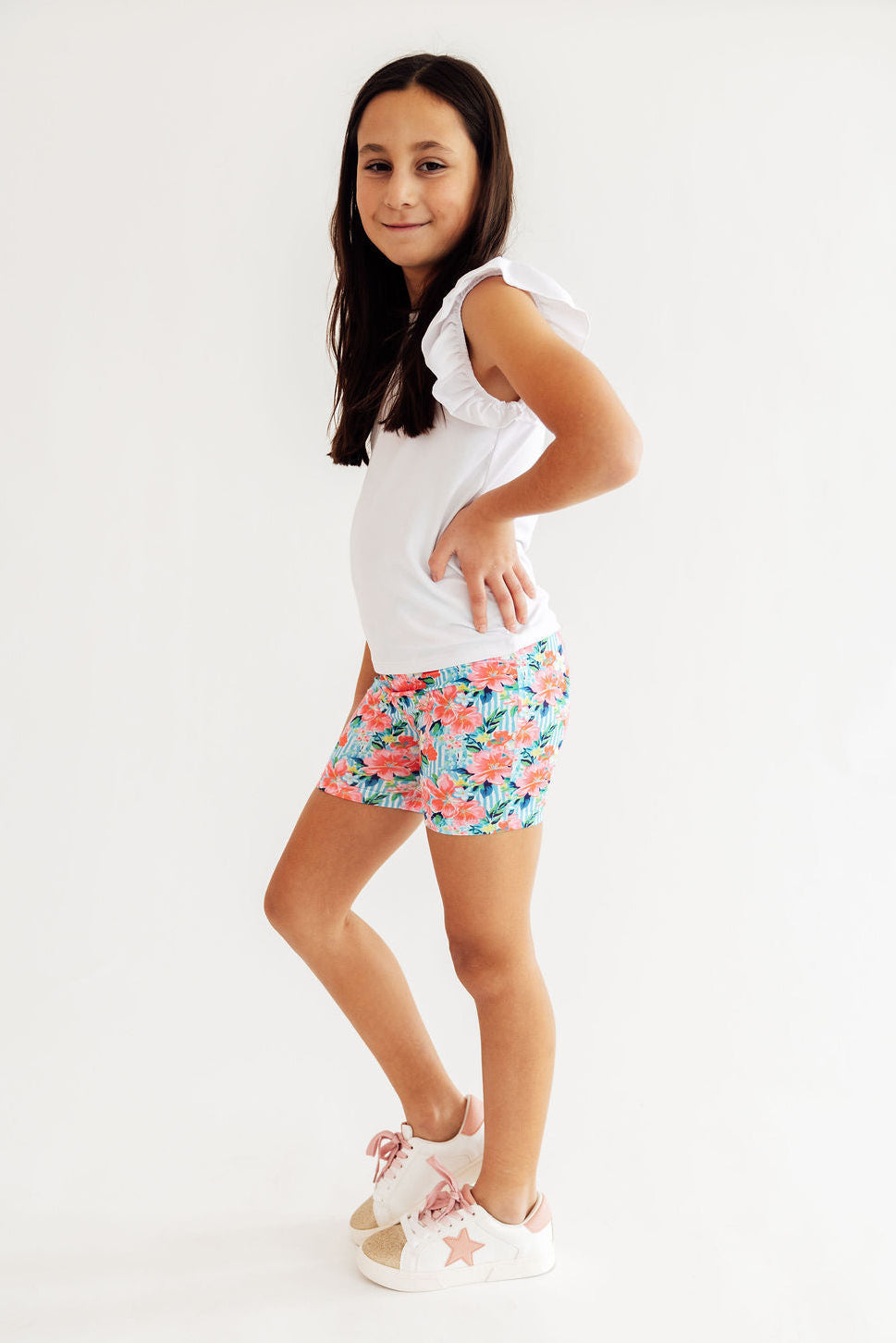 Petals In Paradise Twirl Shorts