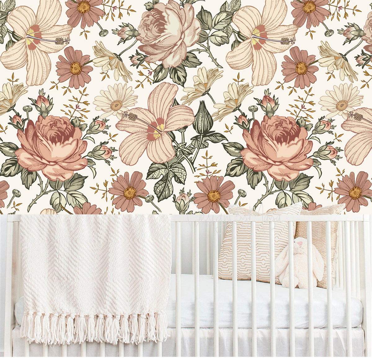 French Boutique Foliage - Nursery Wall Decor Wallpapers